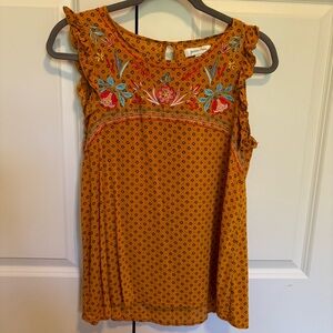 Embroidered top